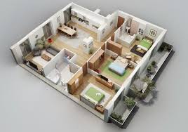 Desain Rumah Minimalis 1 Lantai 5 Kamar Denah Rumah Denah Desain Rumah Rumah Minimalis