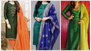 Check spelling or type a new query. Contrast Colour Dupatta With Green Suit Green Kurti Ke Sath Combination Youtube