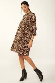 Leopar Desenli Kadin Elbise Modelleri Gorsel Moda Elbise Modelleri Elbise Moda