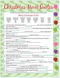 5ec31c3c289ff70b555010a8d0ab088c Christmas Movie Quotes Christmas Party Games Family Christmas