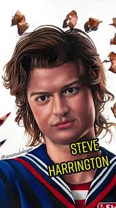 Drawing Joe Keery as #SteveHarrington 🦇🥴 #strangerthings #drawing  #colorpencil #artist