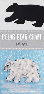 Free Printable Polar Bear Craft For Kids Fireflies And Mud Pies Polar Bear Craft Bear Crafts Polar Bears Activities