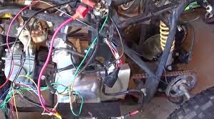 Color motorcycle wiring diagrams for classic bikes, cruisers,japanese, europian and domestic.electrical ternminals, connectors and keep checking back for links on how to's, wiring diagrams, and other great information. Chinese Quad 110 Cc Wiring Nightmare Youtube