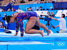 Jordan chiles and simone biles of team united states pose for a photo during women's podium training ahead of the tokyo 2020 olympic games at ariake gymnastics centre on. Qovpv9dl0yap1m
