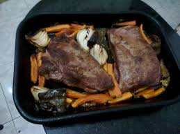 Fácil de hacer y pocos ingredientes. Carne Al Horno Con Verduras Papas Y Batatas La Cocina De Nelsito