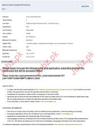Reach over 250 million candidates. Faq Uno Ngo Jobs For Admin Finance Assistant 2021 Job Advertisement Pakistan