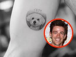 Sometimes canine ink is a memorial to a loyal friend who has passed on to the spirit side of life. Celebrities With Tattoos Of Their Pets