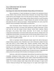 Karangan :kepentingan sungai tulis jawapan berdasarkan pilihan jawapan diberi. Kepentingan Bahasa Melayu Nama Norshafinaz Binti Abu Hashim No Matrik 2017539019 Kepentingan Dan Usaha Untuk Memartabatkan Bahasa Melayu Di Course Hero