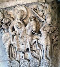 La Fuite En Egypte Cathedrale D Autun Art Sculpture Art Religieux Les Arts