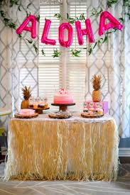 Theme 13th Birthday Party Ideas For Girls Children S Luau First Birthday Party Hawaii Theme Party Luau Birthday Hawaii Themed Party Hawaiian Birthday Party