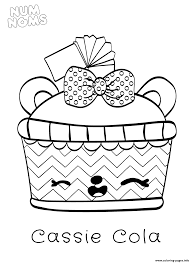 Place a num on top of a nom to create fun and different scents. Num Noms Colouring Page Cassie Cola Coloring Pages Printable