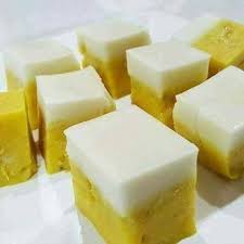 Lapisan bawah hijau (a) 1 1/2 cwn gula 2 1/4 cwn tepung beras 1/3 cwn tepung gandum 5 1/2 cwn air pandan (10 helai. Resepi Santai Kuih Talam Pisang 1 Cawan Pisang Potong Facebook