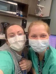 Dr. Spielman & Dr. Vuncannon sending you some @emorygynob spirit from the  Grady L&D team 💙💛👏🏽👏🏻👏🏾👏🏼👏🏿💙💛😷