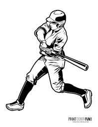 Tap here to see more. 14 Baseball Player Coloring Pages Free Sports Printables Print Color Fun