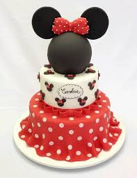 Bizcocho De Mickey Mouse En Suspiro Pin By Dr Sherin Nikhil On Bday Minnie Cake