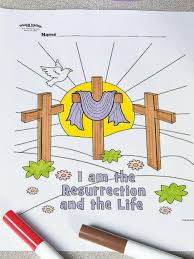 Lost in all the hubbub surrounding the easter bunny, painted eggs, and marshmallow peeps is the fact that easter is, at its heart, a religious holiday celebrating the resurrection of christ. Free Easter Sunday School Coloring Pages Fun365