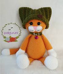 Sapkali Bir Pisi Pisi Oldu Amigurumi Kedi Amigurumicat Instagram Hesabim Patigurumi Kedi Amigurumi Orgu