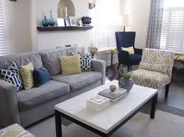 Deena S New Living Room Grey And Yellow Living Room Blue Living Room Blue And Yellow Living Room