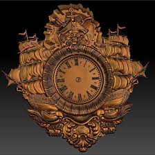 Pirats Ship Clock 3d Model Free Download Download File Size 49 4 Mb File Type Stl File Ships Clock Clock Stl