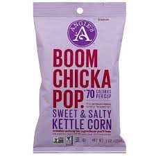 Find quality natural & organic products to add to your shopping list or order online for . Angie S Boom Chicka Pop Sweet Salty Kettle Corn 1 Oz Pack Of 24 Walmart Com Walmart Com