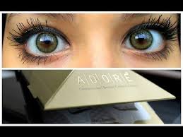 Adore Bi Tone Yellow Colored Contacts Review Colored Contacts Contact Lenses Colored Yellow Color