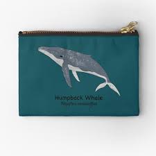 Endangered Animals Of Australia Humpback Whale Megaptera Novaeangliae Zipper Pouch By Stephjchild Humpback Whale Endangered Animals Whale