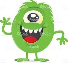 My son has a fear of monsters, so in an effort for them not to be scary i created this little gem to watch over his room and. Happy Little Green One Eyed Monster Alien Creature Cartoon Character Alien Character Character Vector Illustration Free Vector Art