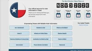 Texas Secretary of State's Office resolves voter website issues