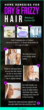 Home Remedy For Dry Frizzy Hair Dry Frizzy Hair Frizzy Hair Coconut Oil Hair