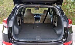 The hyundai tucson goes on sale in korea this month as a 2021 model, but it passenger space remains intact, but cargo space falls to 31.9 cubic feet with the seats up or 65.2 with the seats folded. 2016 Hyundai Tucson Cargo Space Hyundai Tucson Review