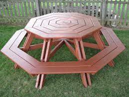 How To Build An Octagonal Picnic Table Buildeazy