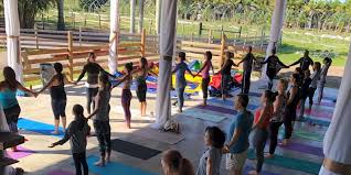 Yoga studio in davie, florida. Full Moon Yoga Event At The Ranch Yoga Fort Lauderdale Taryn Allen S Yoga Experience