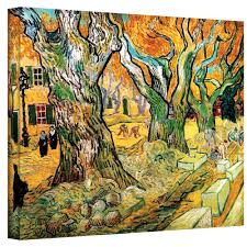 Artwall Vincent Van Gogh The Road Menders Wrapped Canvas Art 36 X 48 Van Gogh Art Vincent Van Gogh Art Vincent Van Gogh Paintings