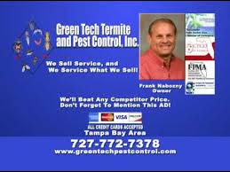 Provides professional pest control services in the tampa bay fl. Green Tech Pest And Termite Control Serving All Of Tampa Bay Florida Youtube