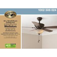 Browse our collection of ceiling fan replacement parts like medallions, pull cords, and reverse switches. Huis Hampton Bay Wellston 44 Oil Rubbed Bronze Ceiling Fan Replacement Parts 619030 Luxclusif Com