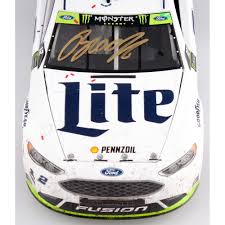 Kyle thomas rowdy busch (born may 2, 1985) is an american professional stock car racing driver who drives the number 14 car in nascar? Brad Keselowski Signed Nascar 2 Miller Light 2017 Talladega Win Raced Version 1 24 Premium Action Diecast Car Pa Coa Pristine Auction