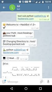 Telegram Bot For Hacking Pentesting By Arbaz Hussain Medium