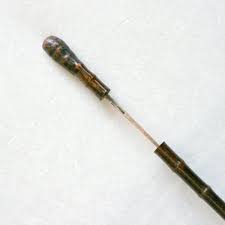 Canne Epee Fut Bambou Lame Solingen Xixe Siecle Canne Epee Epee Lame