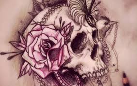 #skull #rose #scary #design #digital #tattoos #skulltattoo #rosetattoo #armtattoo. Skull Tattoo Design With A Rose Tattoo Tattoos Design Skull Tattoos At Repinned Net