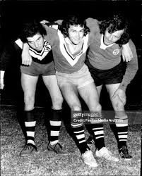 West Rugby League Team training last night at Lidcombe ovalL to R ...