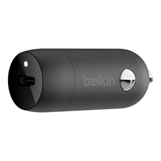 Belkin BoostCharge 30W USB-C PD Car Charger with PPS (CCA004btBK) - Black