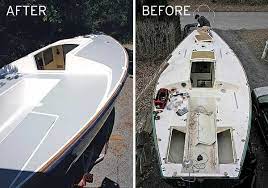 Tips For Painting A Boat Deck Boatus Magazine Boat Restoration Boat Rib Boat