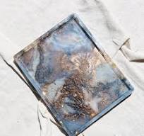 Custom Marble Resin Tray: Handmade Personalized Decor (6x8 ...