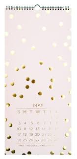 Gold Foil 2015 Calendar Leif Calender Design Calendar Design Calendar