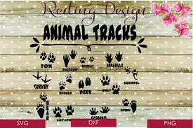 Check out our animal tracks svg selection for the very best in unique or custom, handmade pieces from our papercraft shops. Animal Tracks Svg Dxf Png Digital Cut Files 76926 Svgs Design Bundles