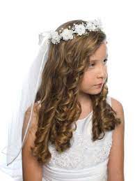 Robot Check First Communion Hairstyles Communion Hairstyles First Communion Veils