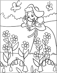 It is good to train your artistic skill once in a while. Spring Coloring Sheet Novocom Top