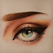 فيديو رسم العين بالوان الخشب المائية نزل شوفوه وقولولي رأيكم drawing drawanyway draw drawings paint painting paintings