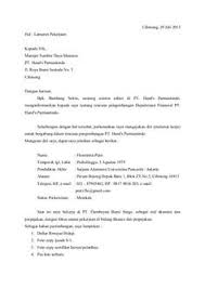 Contoh surat lamaran kerja di pt. Contoh Surat Lamaran Pekerjaan Di Pt Gudang Garam Kumpulan Contoh Gambar