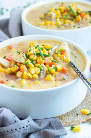 Instant Pot Potato Corn Chowder Vegan Recipe Potato Corn Chowder Healthy Recipes Healthy Soup Recipes